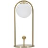 Mauro Ferretti tafellamp Glamy Arc E14 Ø 21x47 cm goud wit