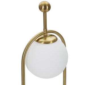 Mauro Ferretti tafellamp Glamy Arc E14 Ø 21x50 cm goud wit