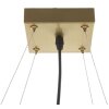Mauro Ferretti plafondlamp Japan vierkant 4-lichts E27 45x45x20 cm goud wit
