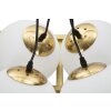 Mauro Ferretti plafondlamp Japan vierkant 4-lichts E27 45x45x20 cm goud wit