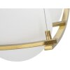 Mauro Ferretti plafondlamp Japan vierkant 4-lichts E27 45x45x20 cm goud wit