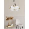 Mauro Ferretti plafondlamp Japan vierkant 4-lichts E27 45x45x20 cm goud wit