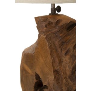 Mauro Ferretti tafellamp Kepala E27 Ø 35x69 cm bruin