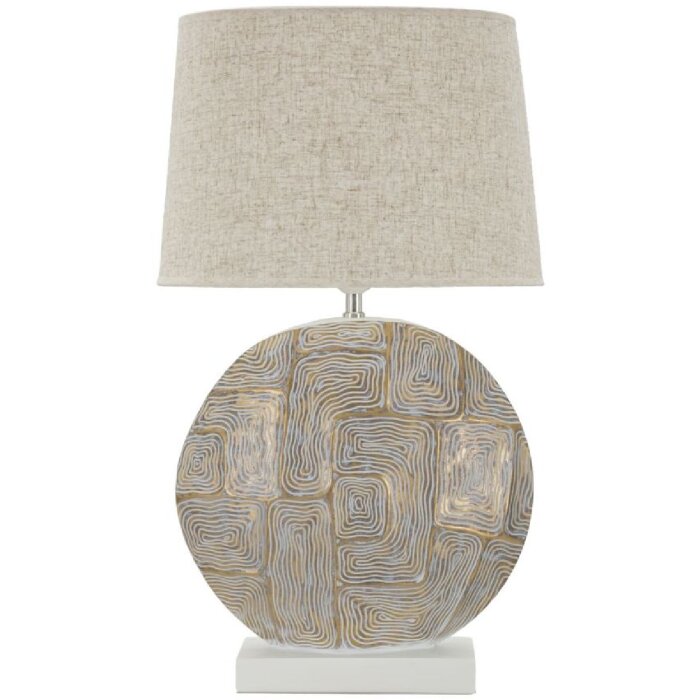 Mauro Ferretti tafellamp Eklipsen E27 Ø 38x64 cm goud wit