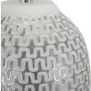 Mauro Ferretti tafellamp wave E27 Ø 35x65 cm zilver wit