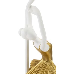 Mauro Ferretti tafellamp dancer E27 Ø 28x64 cm goud wit