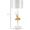 Mauro Ferretti tafellamp dancer E27 Ø 28x64 cm goud wit