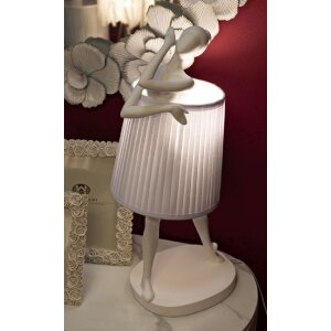 Mauro Ferretti tafellamp Ballet E14 Ø 29x25x62,5 cm wit