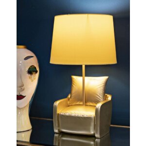 Mauro Ferretti tafellamp mid-eeuws E27 26x46 cm goud