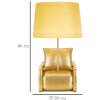 Mauro Ferretti tafellamp mid-eeuws E27 26x46 cm goud
