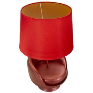 Mauro Ferretti tafellamp mid-eeuws E27 26x43 cm rood