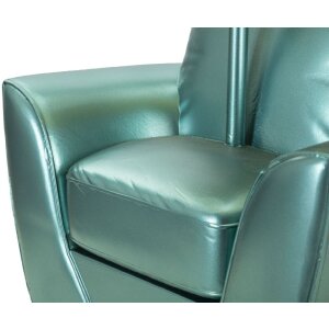 Mauro Ferretti tafellamp mid-eeuws E27 26x43 cm turquoise