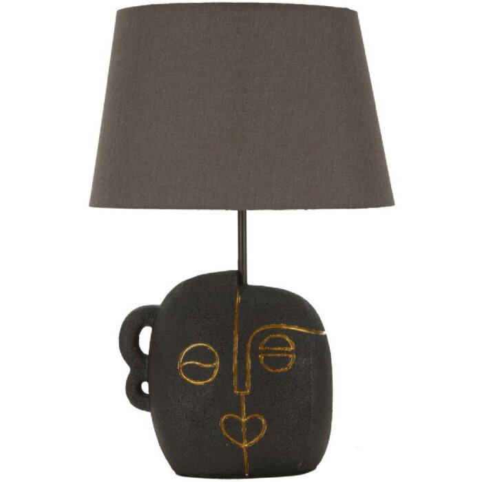Mauro Feretti Tafel lamp Tribal E27 Ø 30,5 x 46 cm bruin goud