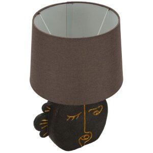 Mauro Ferretti Tafel lamp Tribal E27 Ø 27,5x39,5 cm bruin goud