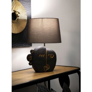 Mauro Ferretti Tafel lamp Tribal E27 Ø 27,5x39,5 cm bruin goud
