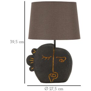 Mauro Ferretti Tafel lamp Tribal E27 Ø 27,5x39,5 cm bruin goud