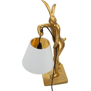 Mauro Feretti Tafel lamp Konijnenbasis E14 26×16×47 cm goud wit