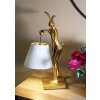 Mauro Feretti Tafel lamp Konijnenbasis E14 26×16×47 cm goud wit