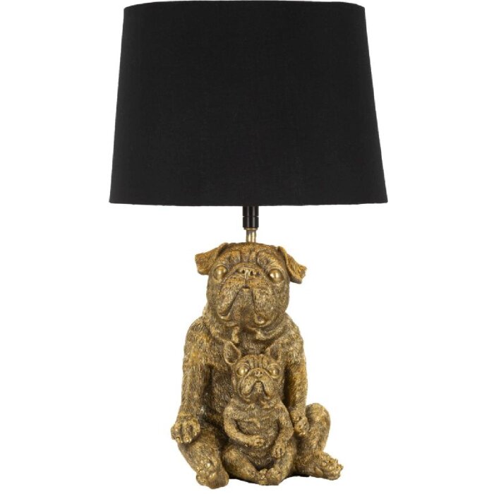Mauro Feretti Tafellamp Huisdier E27 Diameter 26x43,8 cm goud zwart
