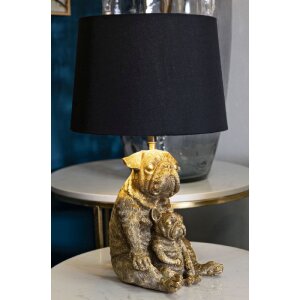 Mauro Feretti Tafellamp Huisdier E27 Diameter 26x43,8 cm goud zwart