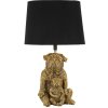 Mauro Feretti Tafellamp Huisdier E27 Diameter 26x43,8 cm goud zwart