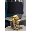 Mauro Feretti Tafellamp Huisdier E27 Diameter 26x43,8 cm goud zwart