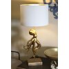 Mauro Ferretti tafellamp Octopus E27 diameter 30,5x64,5 cm goud wit