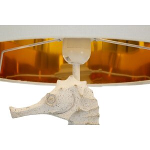 Mauro Ferretti Zeepaardje Tabel lamp E27 Ø 30,5x66,5 cm wit blau