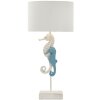 Mauro Ferretti Zeepaardje Tabel lamp E27 Ø 30,5x66,5 cm wit blau
