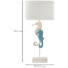 Mauro Ferretti Zeepaardje Tabel lamp E27 Ø 30,5x66,5 cm wit blau