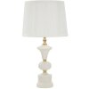 Mauro Ferretti tafellamp Caserta E27 Ø30x57cm wit goud