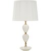 Mauro Ferretti tafellamp Torre Annunziata E27 Ø 30x57 cm wit goud