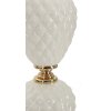 Mauro Ferretti tafellamp Torre Annunziata E27 Ø 30x57 cm wit goud