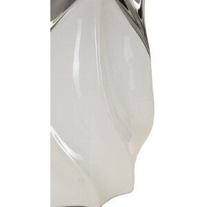 Mauro Ferretti tafellamp Shiny E27 ∅ 30x51 cm wit zilver