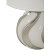 Mauro Ferretti tafellamp Shiny E27 Ø 30x42 cm wit zilver
