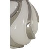 Mauro Ferretti tafellamp Shiny E27 Ø 30x42 cm wit zilver
