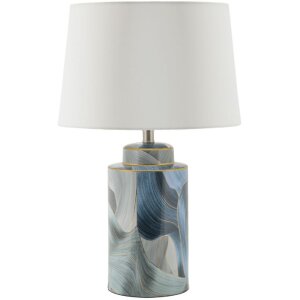 Keramische Elegance Tafelamp Mauro Ferretti E27 diameter 40×64 cm blau