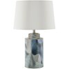 Keramische Elegance Tafelamp Mauro Ferretti E27 diameter 40×64 cm blau