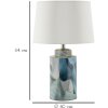 Keramische Elegance Tafelamp Mauro Ferretti E27 diameter 40×64 cm blau