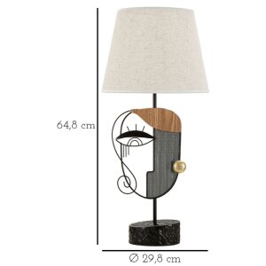 Mauro Ferretti Pikassy Tafellamp E27 30x65cm