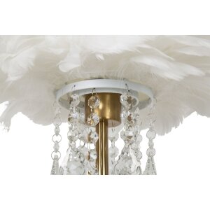 Mauro Ferretti Tafellamp Diamon E27 ⌀ 30×55 cm wit goud
