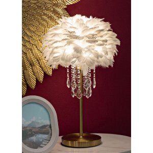 Mauro Ferretti Tafellamp Diamon E27 ⌀ 30×55 cm wit goud