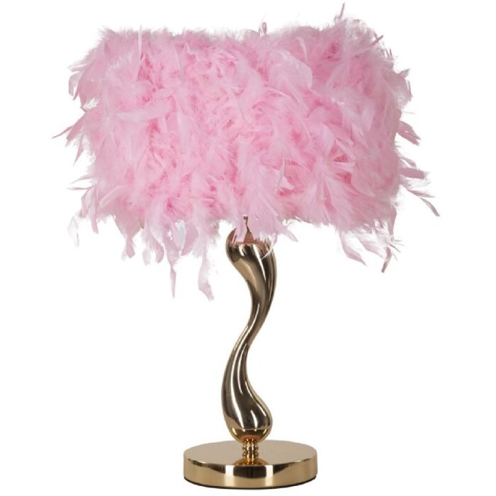 Mauro Ferretti Tabel Lamp E27 Ø 25x47 cm roze goud