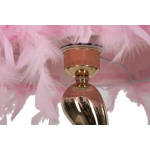 Mauro Ferretti Tabel Lamp E27 Ø 25x47 cm roze goud