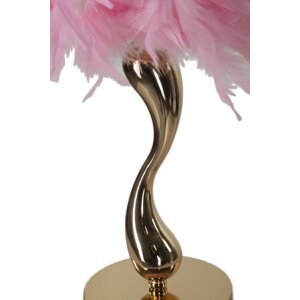 Mauro Ferretti Tabel Lamp E27 Ø 25x47 cm roze goud