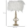 Mauro Ferretti Tafellamp Tarty E27 Ø 25x54 cm wit goud