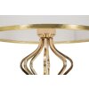Mauro Ferretti Tafelamp Slimmy E27 Ø 28x53 cm wit goud
