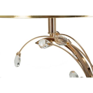 Mauro Ferretti tafellicht Bruxelles E27 Ø36x65 cm zwart goud