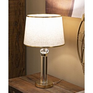 Mauro Ferretti Tafellamp Praga E27 Ø 30x52,5 cm goud