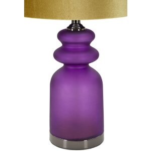 Mauro Ferretti tafellicht Milva Twee E27 Diameter 32,5x57,5 cm violet-goud